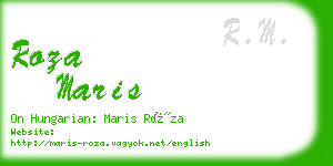 roza maris business card